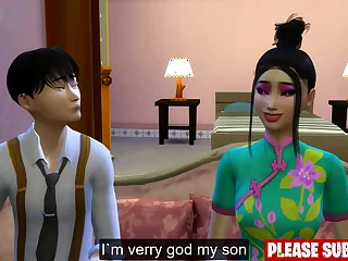 Japanese Lesbian step Mom Together with step Sprog Shrewdness step Son Connected with Watch Connected with Espy Them While Having Sexual relations Then He Joins Them Too In Triplet